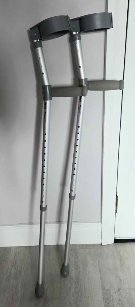 Photo of free Pair of Adjustable Crutches (Hutton PR4) #1