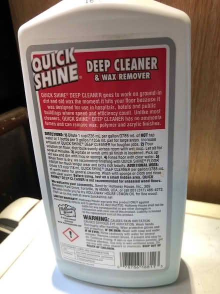 Photo of free Bottles of floor cleaner and polish (Arddleen) #3