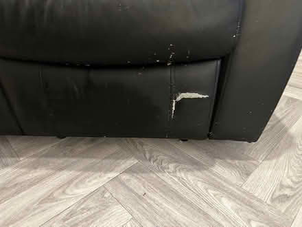 Photo of free Leather sofa set (Eastwick row.) #3