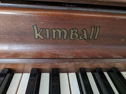 Photo of free Kimball console piano with bench (Ann Arbor near Hillside Terr.) #3