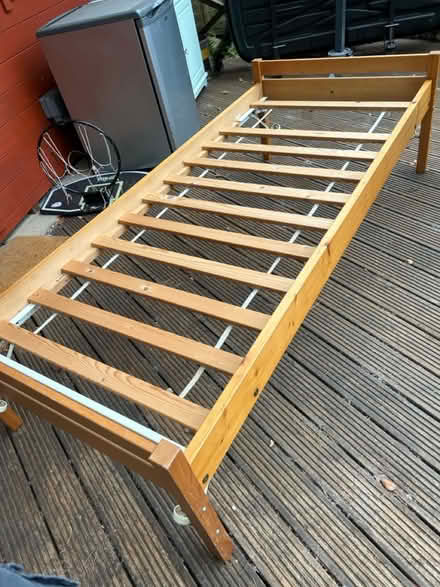 Photo of free Foldable 3/4 single bed (Colehill near Wimborne) #2