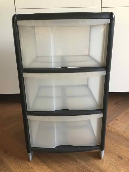 Photo of free Plastic storage unit with drawers (Downley HP13) #1