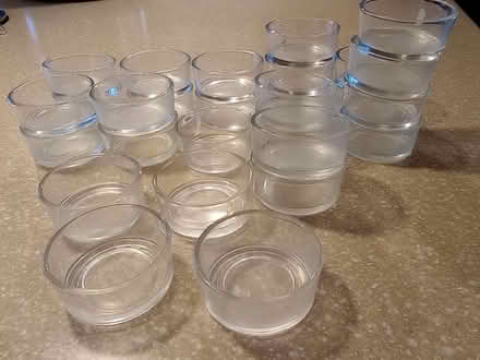 Photo of free glass votive/craft size holders (55th & Main) #3