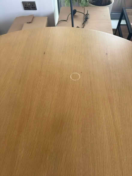 Photo of free Solid oak round dining table (W3 (near Larden Road)) #4