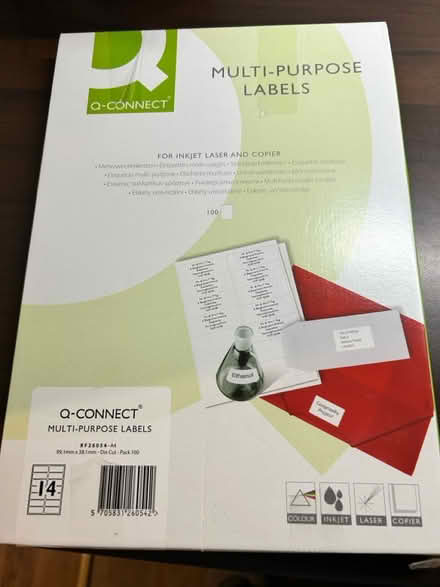 Photo of free White labels (BS36) #1