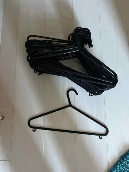 Photo of free 30 x matching plastic hangers (Teddington TW11) #1