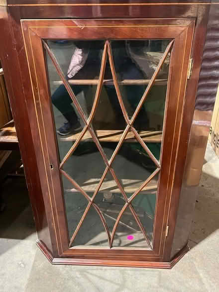 Photo of free Antique wall corner cabinet (Bootle L20) #2