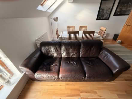 Photo of free 2 x Leather sofa (BT10) #1