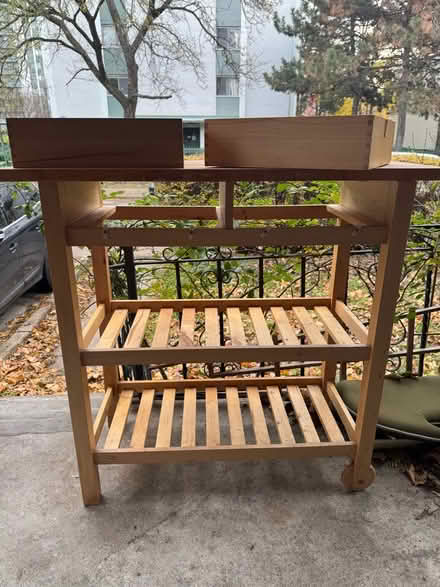 Photo of free IKEA Kitchen storage unit (Forhoja) (Bloor and Dufferin) #1