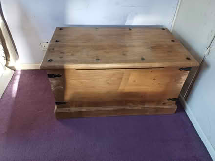 Photo of free Wooden Storage Box (Bushey North WD23) #3