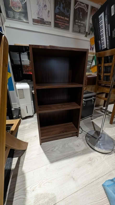 Photo of free Walnut veneer book shelf (BT48) #1