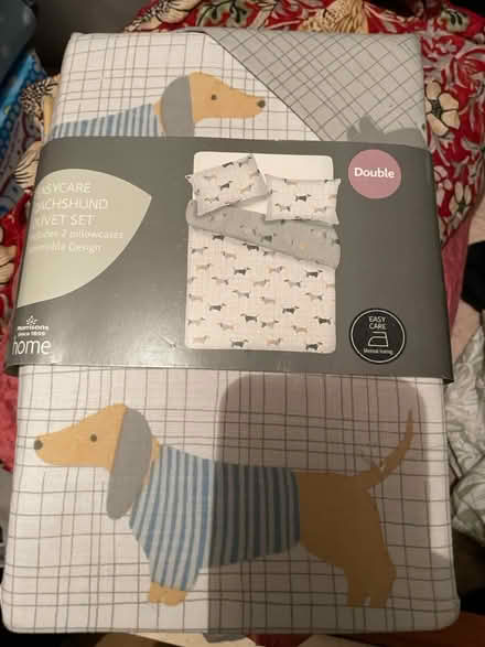 Photo of free Double Dachshund duvet cover New (Waterside) #1