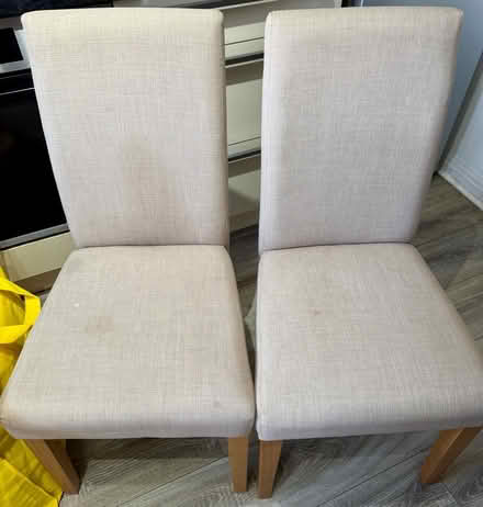 Photo of free 3 Dining chairs (Lundwood, S71) #1
