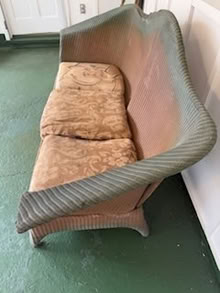 Photo of free Wicker Porch Couch (Pottersville, NJ) #4