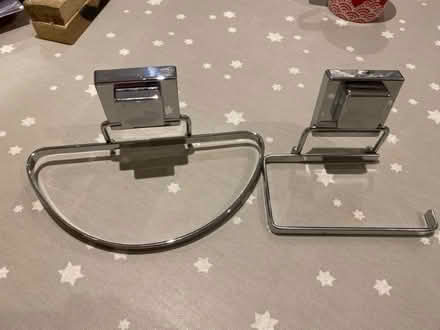 Photo of free Suction towel rail and toilet roll holder (Dunton Green TN13) #1