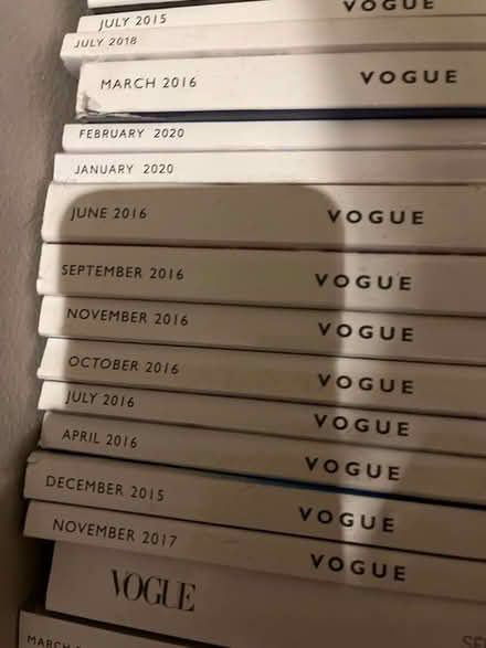 Photo of free Old Vogue Magazines (Widcombe) #2