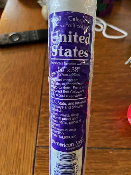 Photo of free Large U. S. A. map (Springfield, Delco) #1