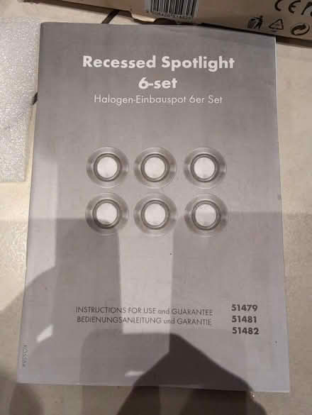 Photo of free 6 spots GU10 (Byfleet KT14) #2