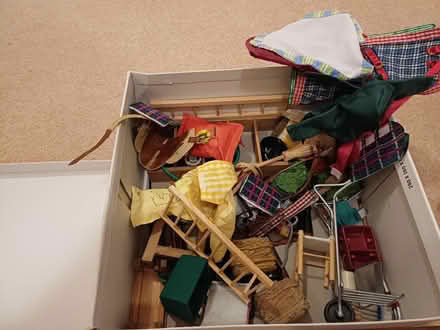 Photo of free Toy/miniature stable with 2 horses and dozens of accessories (IP4) #3