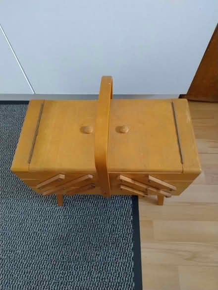Photo of free Wooden sewing box (North Kensington W10) #1
