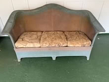 Photo of free Wicker Porch Couch (Pottersville, NJ) #1