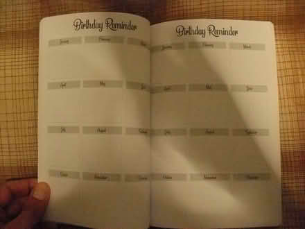 Photo of free Birthday Reminder 2 6"x9" 150 Lined Paper (Grange Court E10) #1