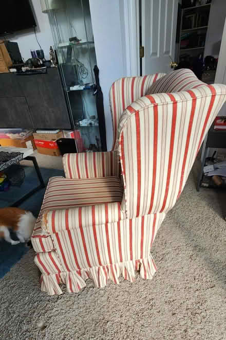 Photo of free Wingback chair (Near the Valrico Home Depot) #3