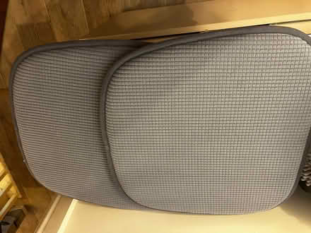 Photo of free 2 Grey Chair/Seat Cushions (High Bentham LA2) #1