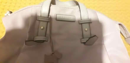 Photo of free radley grey nylon material handbag (wyberton) #2