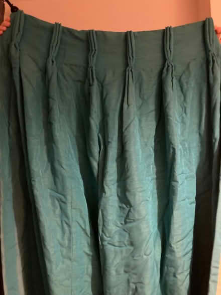 Photo of free Turquoise curtain for fabric/craft (Stirchley, B30) #1