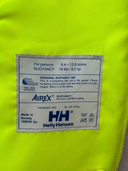Photo of free buoyancy aid (Dublin 4) #2