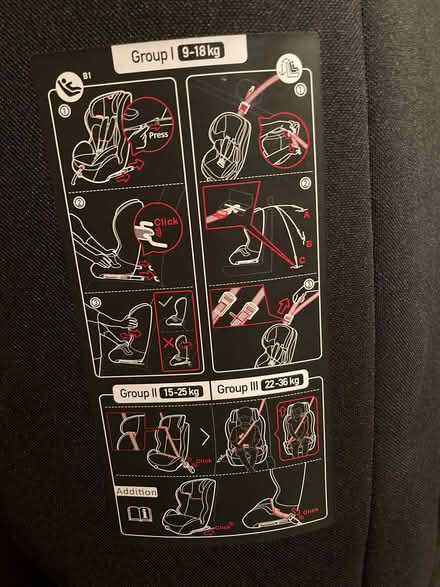 Photo of free Infababy car seat (AB32) #3