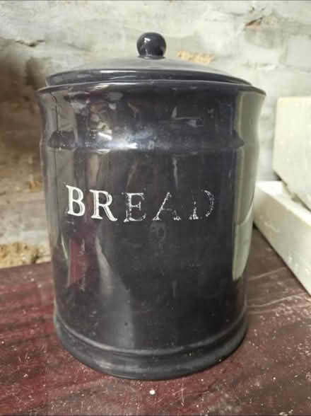 Photo of free Large bread bin clay (Newham) #1