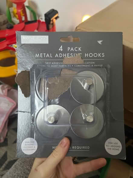 Photo of free Metal adhesive hooks (Stanway, CO3) #1