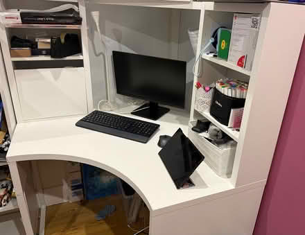 Photo of free Couch, 4 leather chairs & desk (Ratoath Co Meath) #3