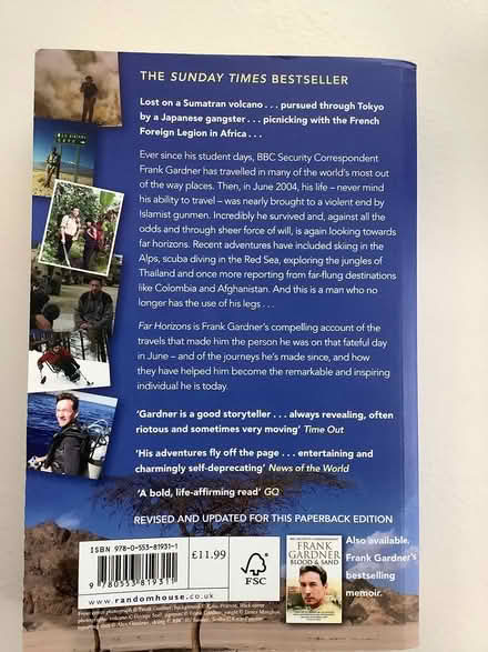 Photo of free Book Frank Gardner (Stapleton BS16) #2