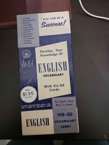 Photo of free English vocabulary flash cards (Euless) #1