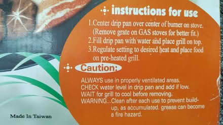 Photo of free Camping stove top grill (Brookhouse LA2) #3