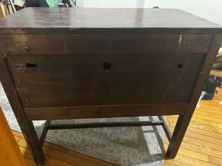 Photo of free Wood side table/cabinet (Stuyvesant Heights) #3