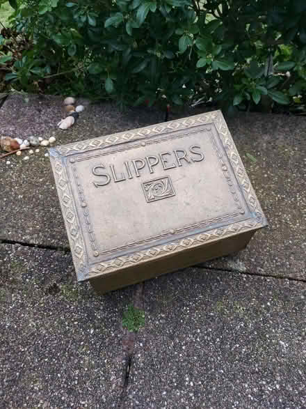 Photo of free Vintage/antique brass slipper box (Kidsgrove ST7) #3