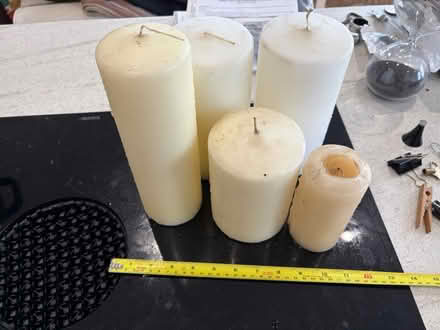 Photo of free Four candles plus one (Central Tonbridge TN9) #1