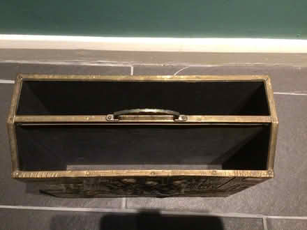 Photo of free Vintage Brass Magazine/Paper Rack (Twerton) #2