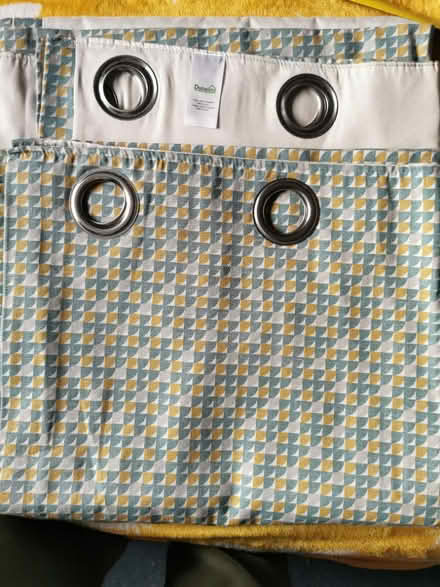 Photo of free 2 pairs of eyelet curtains lined (Haresfinch) #3