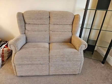 Photo of free 2 seater sofa and armchair (Paignton) #2