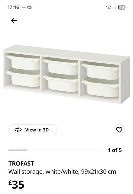 Photo of free 2 x ikea trofast wall storage shelf (Tonbridge road,Maidstone) #3