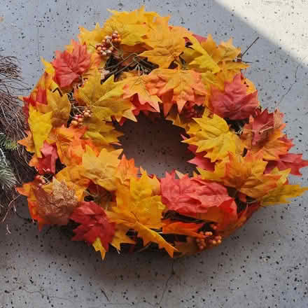 Photo of free Fall wreath (Near the Valrico Home Depot) #1