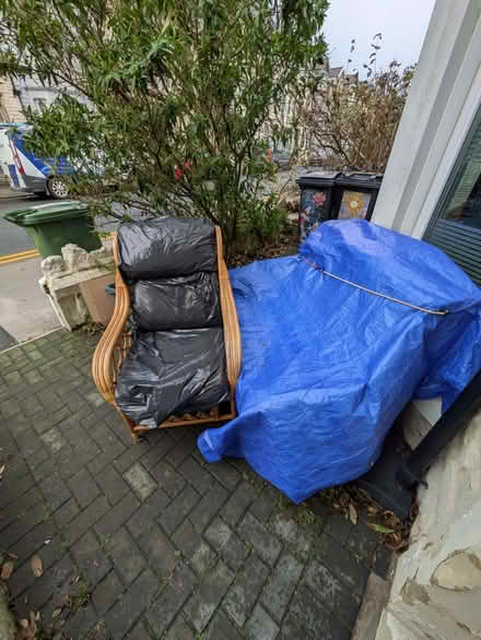 Photo of free Wicker sofa (West End LA4) #2