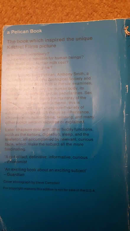 Photo of free Book: The Body - Author Anthony Smith (Cressex HP12) #2