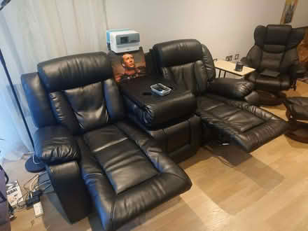 Photo of free Three seater recliner sofa (Agar Grove N7) #2