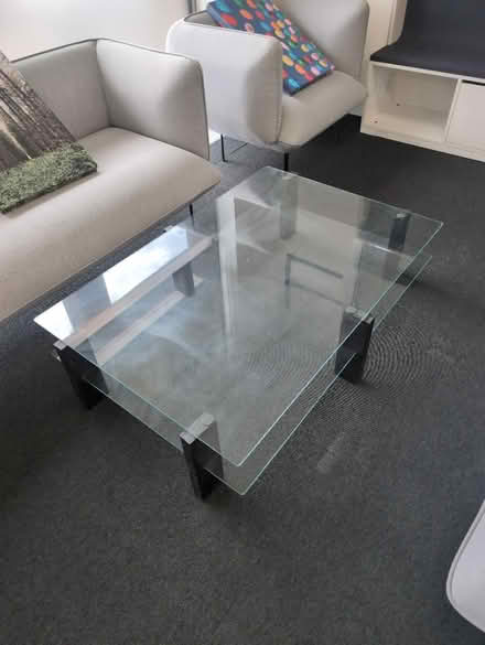 Photo of free Glass coffee table (RH10 9LU) #1